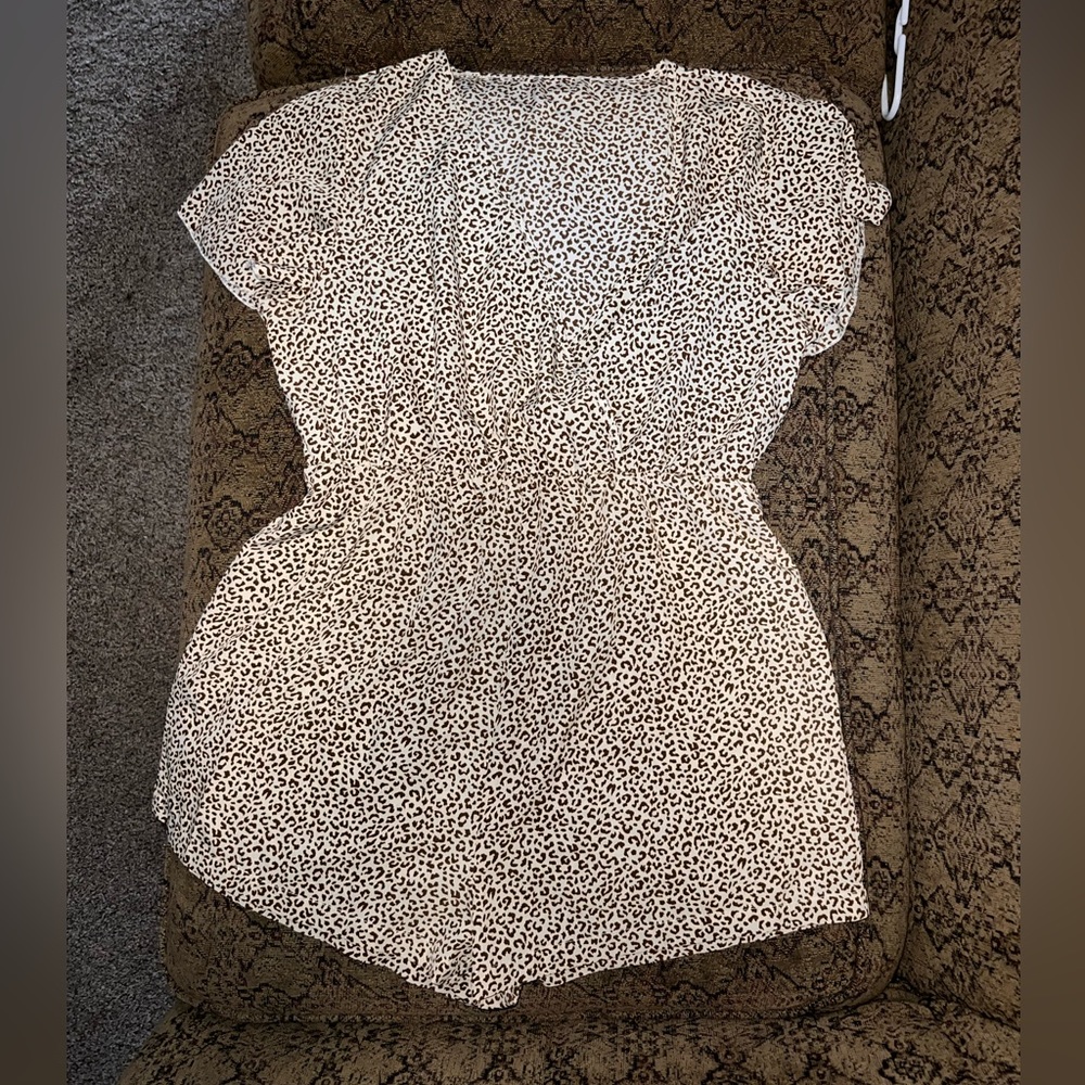 Cheetah Romper